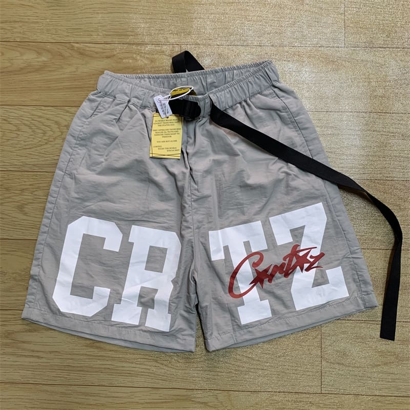 Corteiz High Street Quick-Drying Beach Shorts with Tooling Design