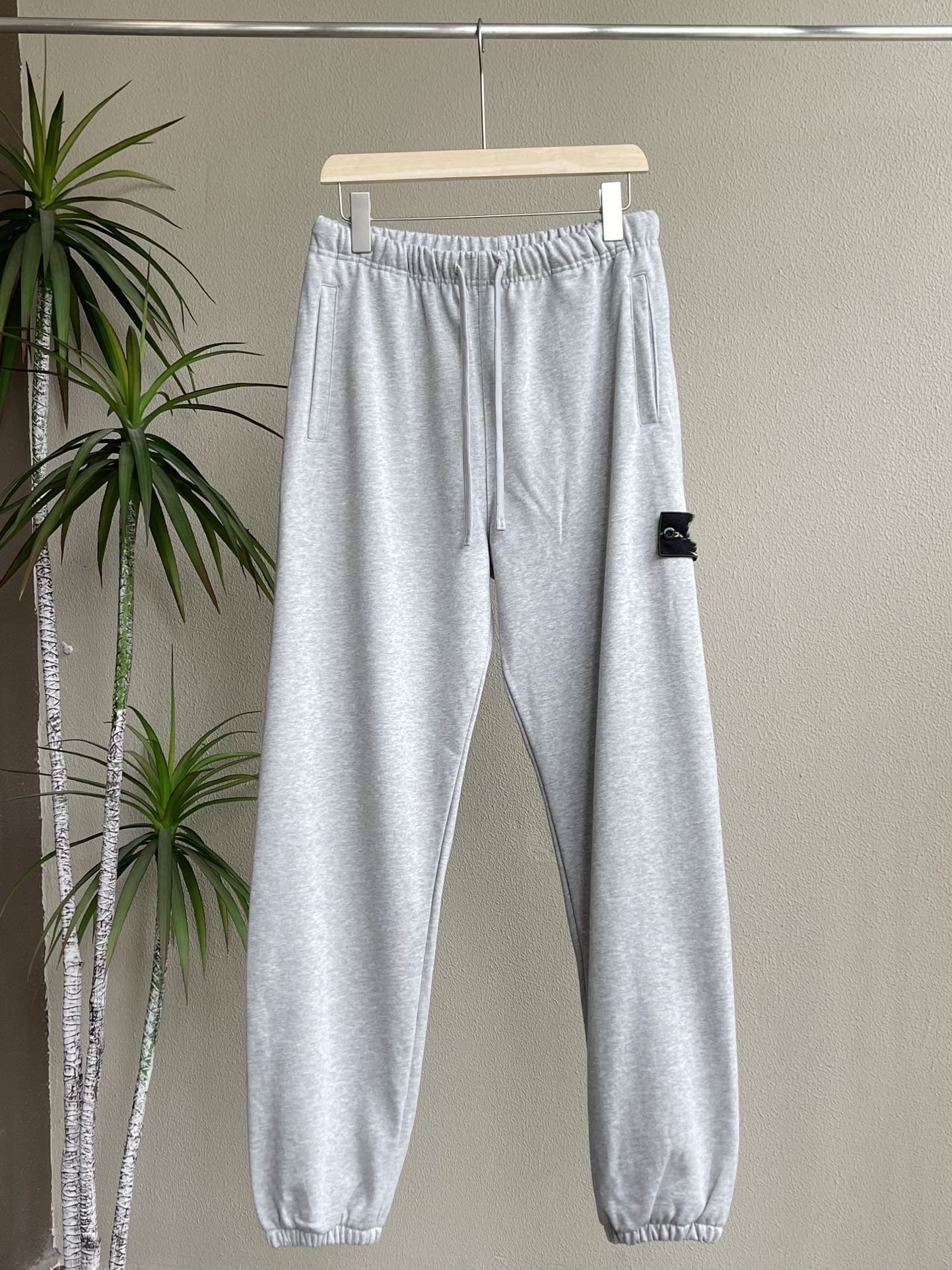 Stone Island Hooded Cuffband Terry Sweatshirt and Sweatpants Set