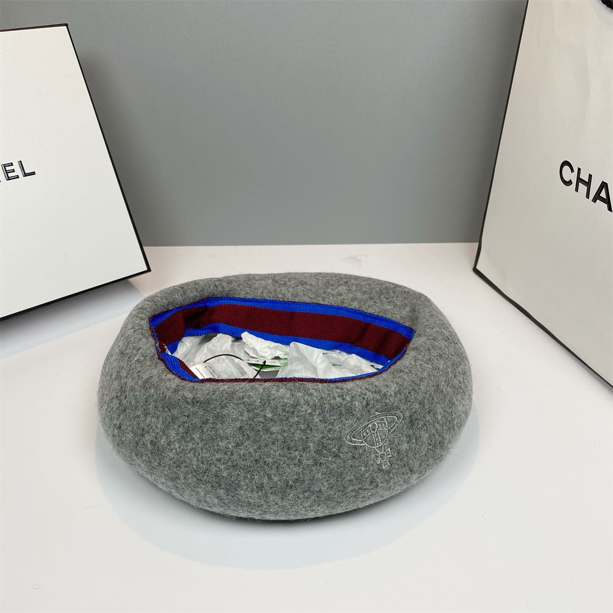 u1u1enne westwood beret wool retro painter hat for women