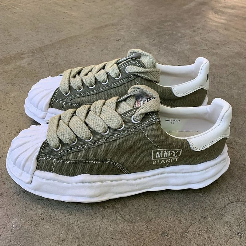 Ma*s*n mihara mmy dissolved shell toe skate shoes for men