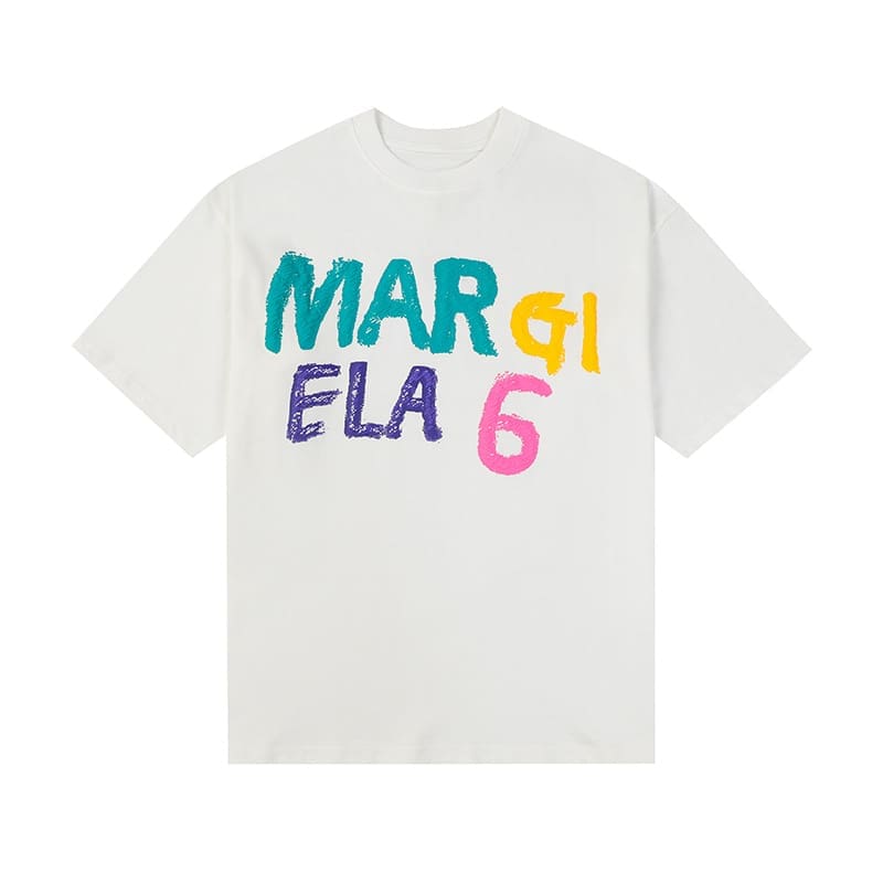 ma*s*n Ma*i*la mm6 digital pattern short sleeve t-shirt series a
