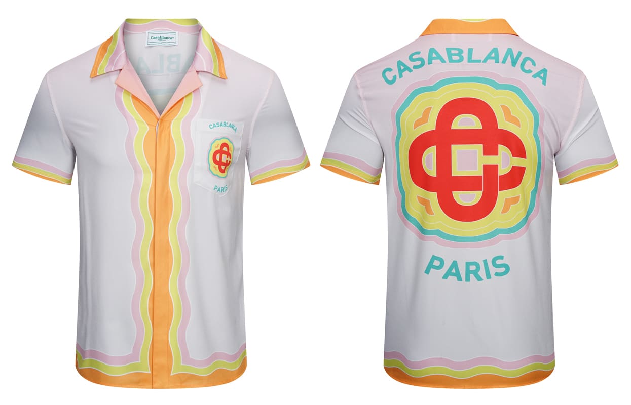 Casablanca 2024 Summer Holiday Matador Hawaiian Shorts Shirt for Men and Women