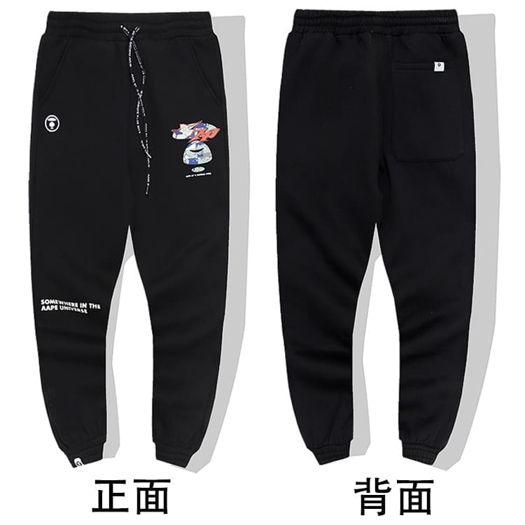 AAPE Camouflage Multi-Pocket Workwear Pants for Men and Women