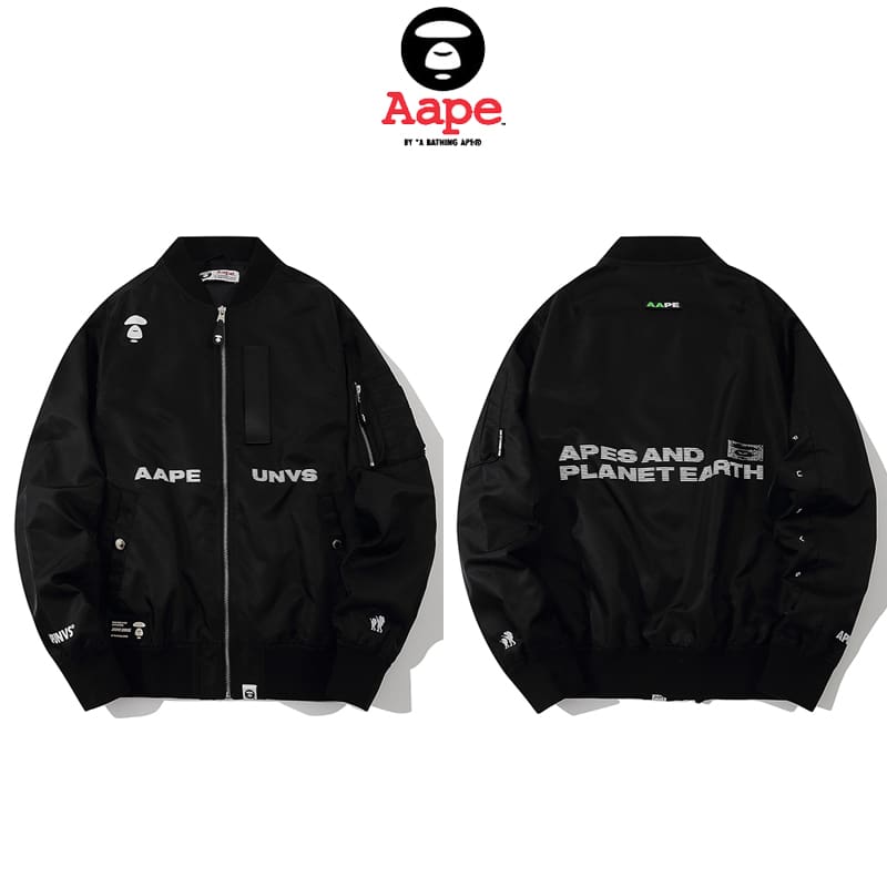 AAPE Camouflage Cotton Sweatpants for Men and Women