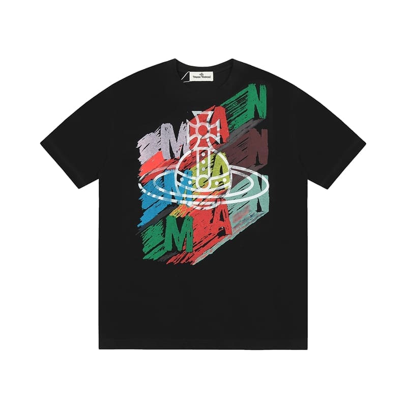 u1u1enne westwood cotton short-sleeve t-shirt for men and women