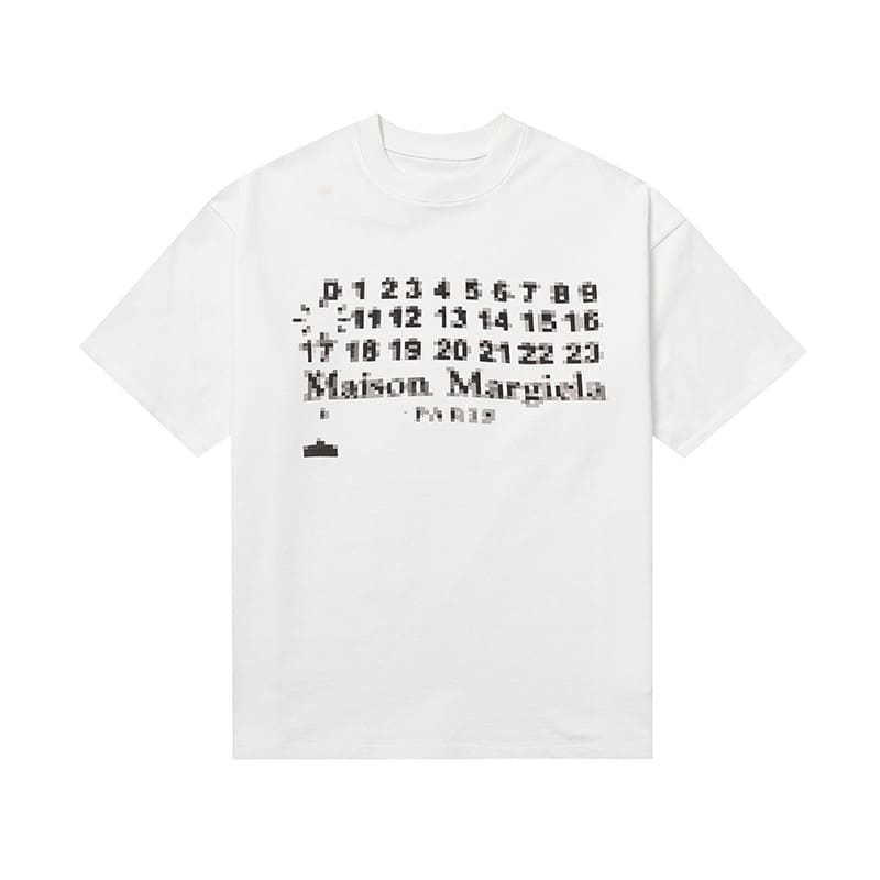 ma*s*n Ma*i*la mm6 digital pattern short sleeve t-shirt series for men and women