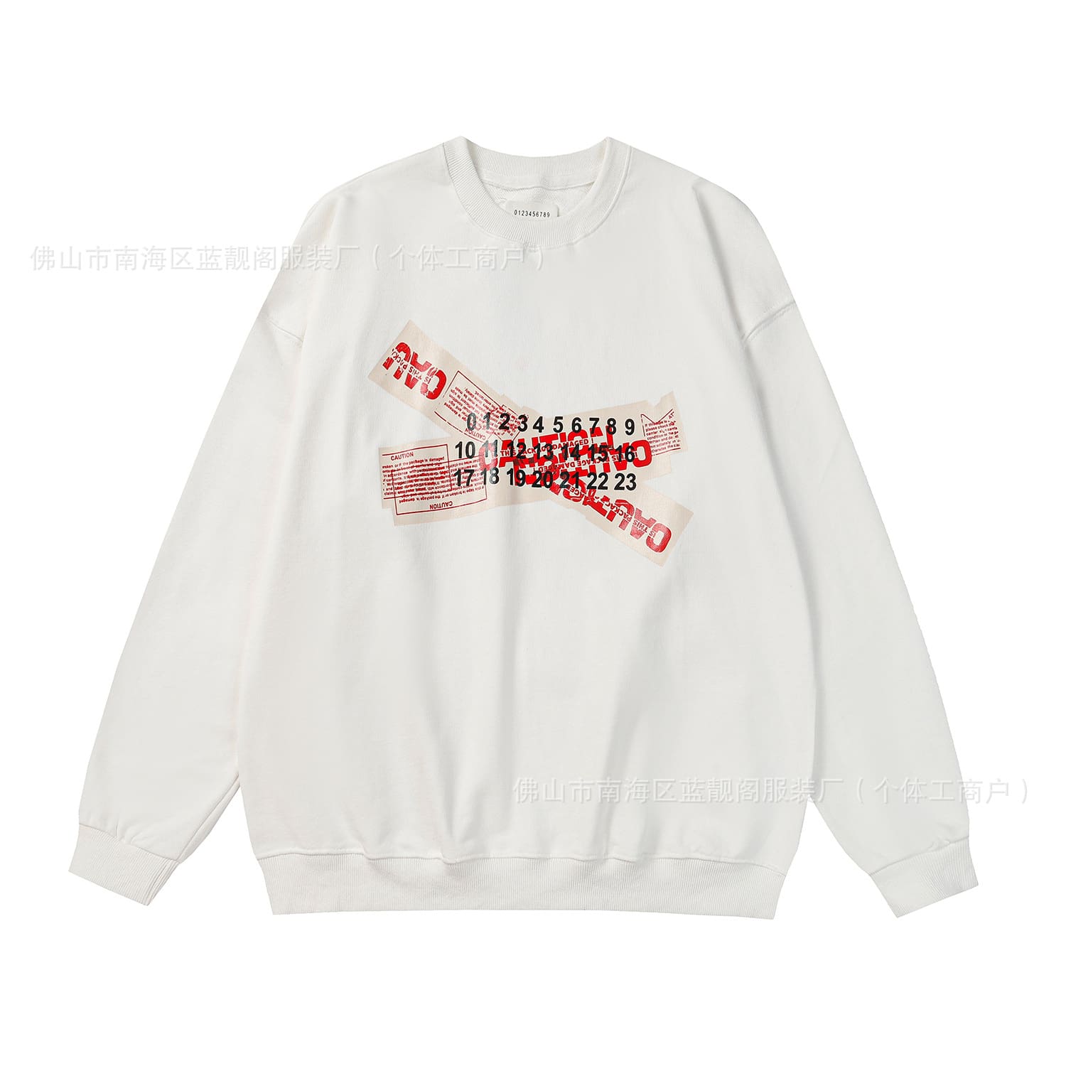 ma*s*n Ma*i*la mm6 terry round neck sweater for men and women