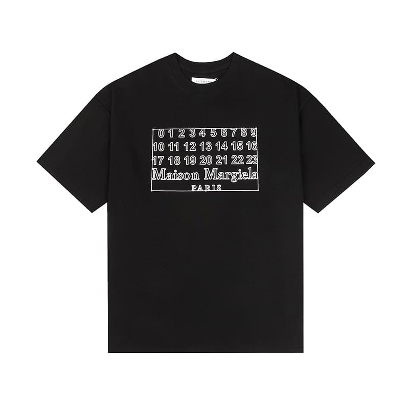 ma*s*n Ma*i*la mm6 digital pattern short sleeve t-shirt series for men and women