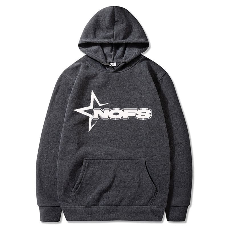 Letter Print Loose Sweatshirt Y2G Hip Hop Streetwear Pullover A