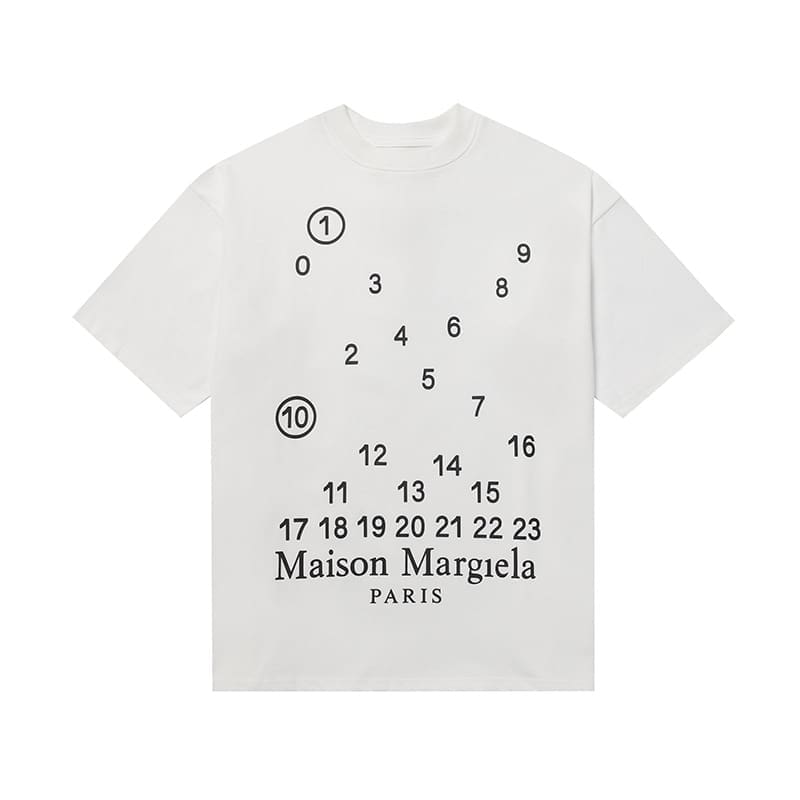 ma*s*n Ma*i*la mm6 digital pattern short sleeve t-shirt series a
