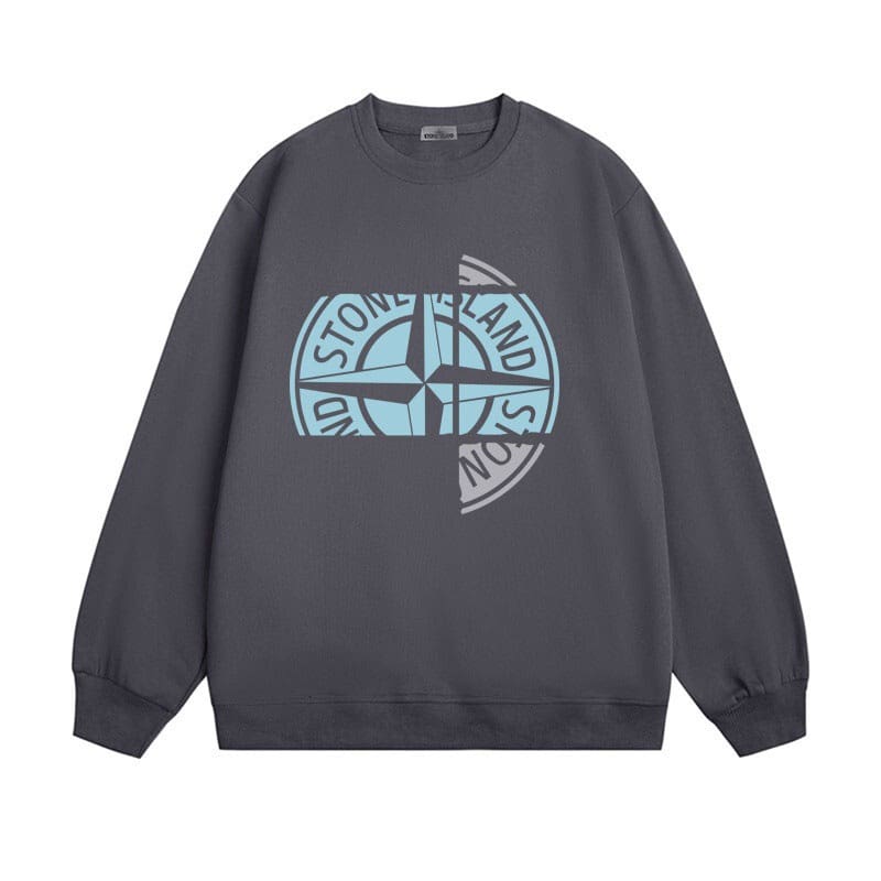 Stone Island Compass Logo Sweater Casual Men and Women Style