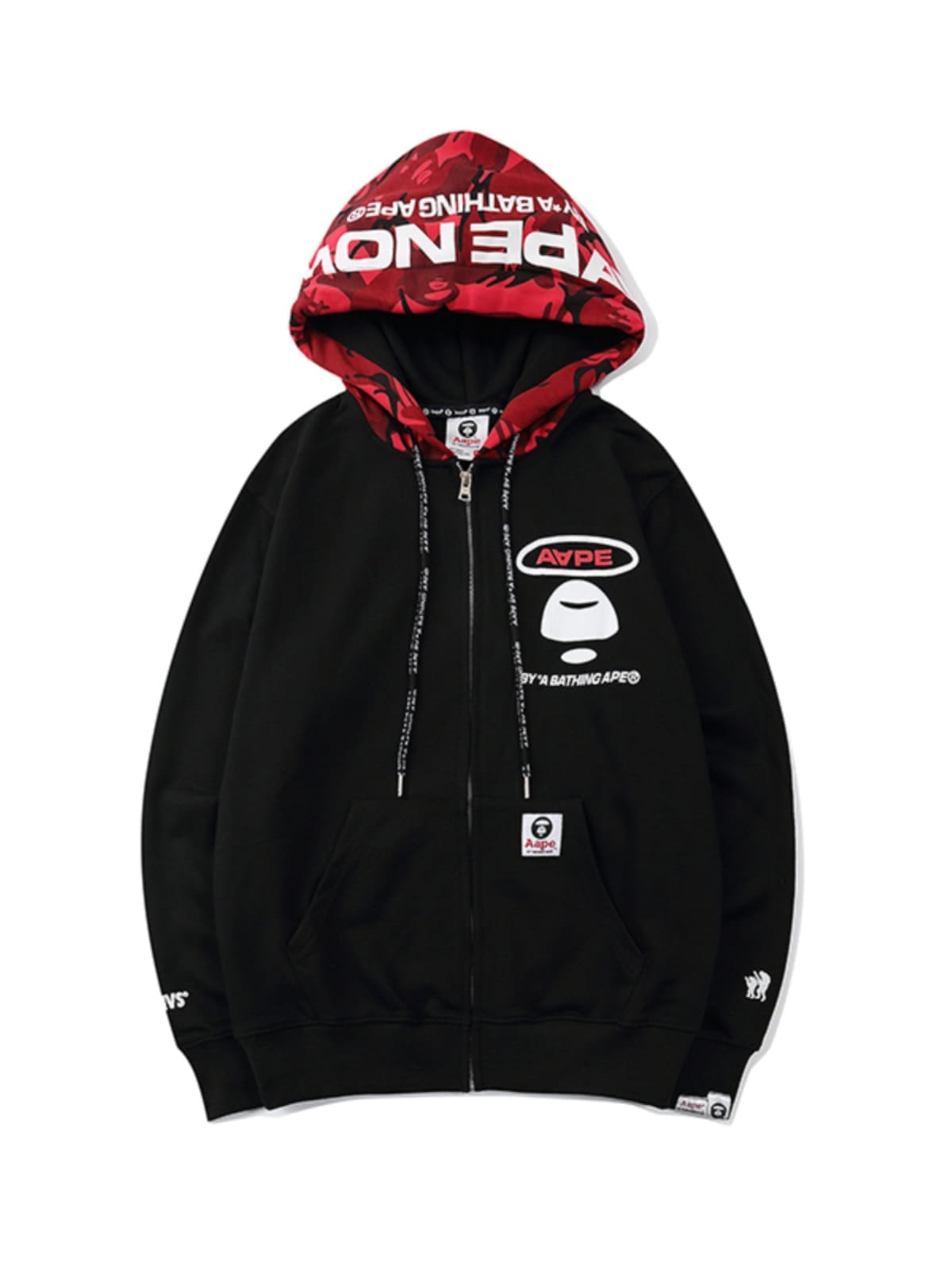 AAPE Ape Head Camouflage Hoodie for Men and Women