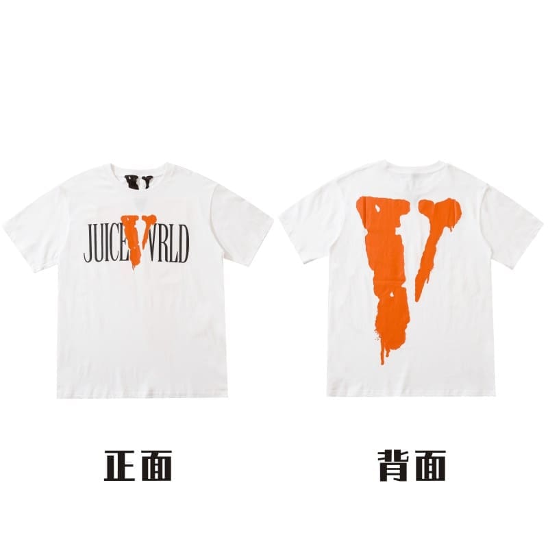 VLONE Large V Short Sleeve High Street T-Shirt Summer Style