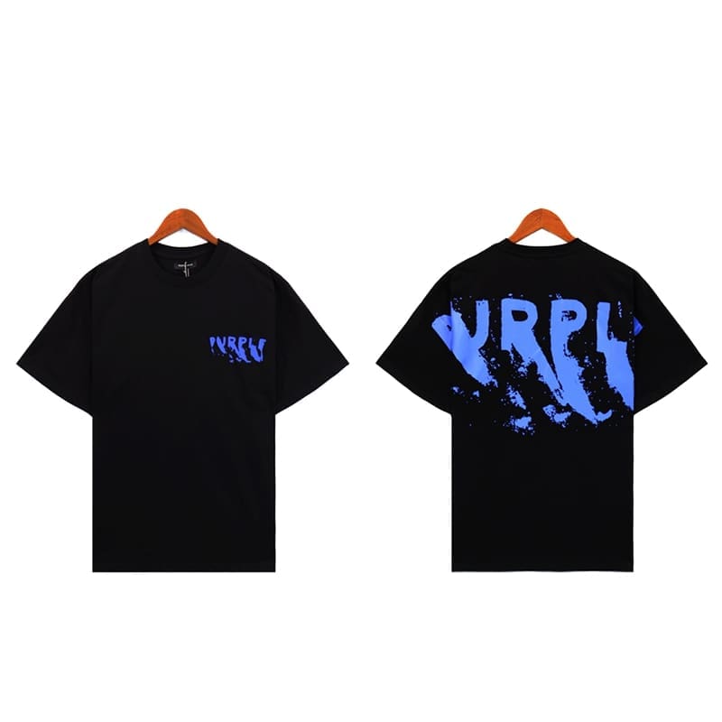 pu*re b*and graffiti letter printed summer t-shirt for men and women