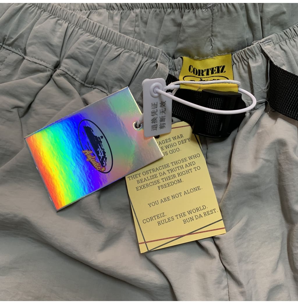 Corteiz High Street Quick-Drying Beach Shorts with Tooling Design