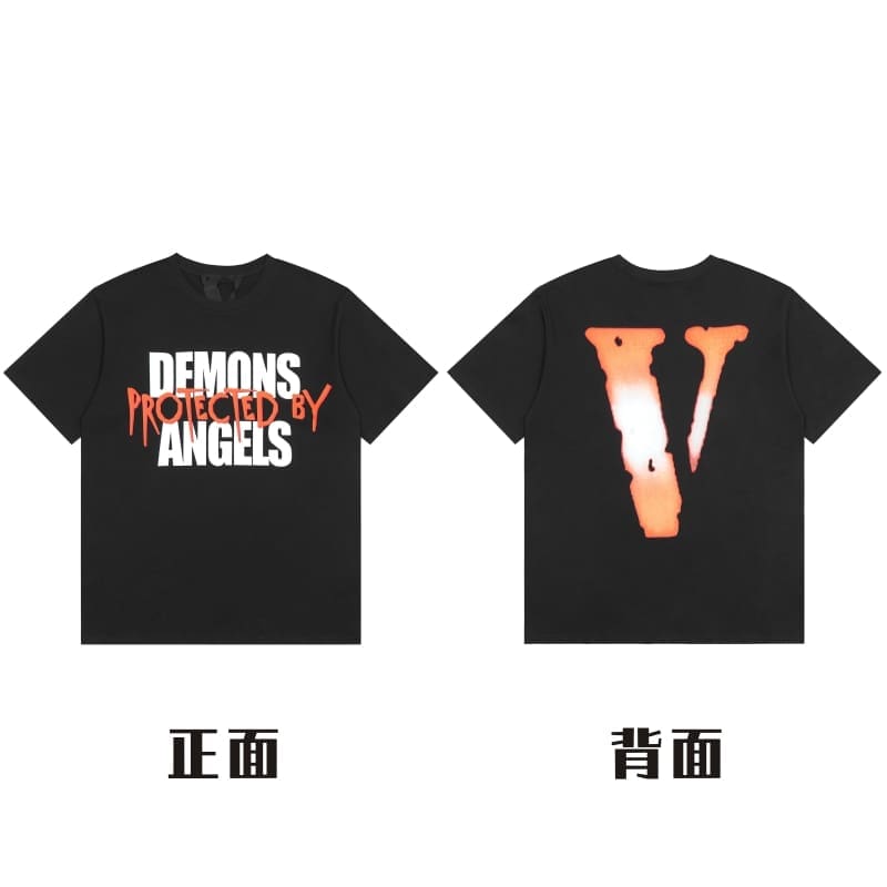 VLONE Big V Short Sleeve T-Shirt Casual High Street Summer Wear