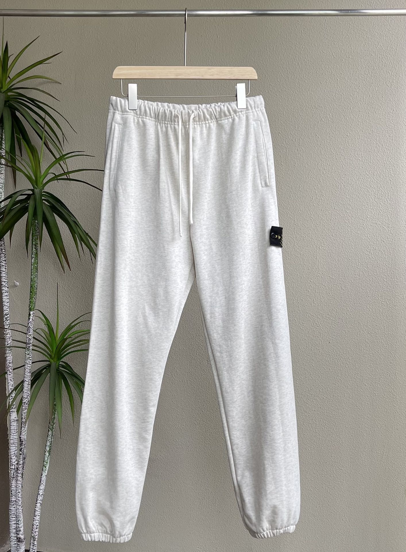 Stone Island Hooded Cuffband Terry Sweatshirt and Sweatpants Set