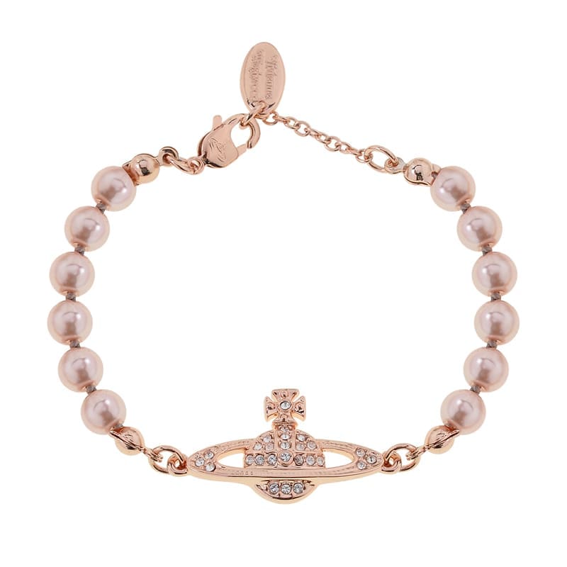 u1u1enne westwood 6-layer pearl saturn bracelet