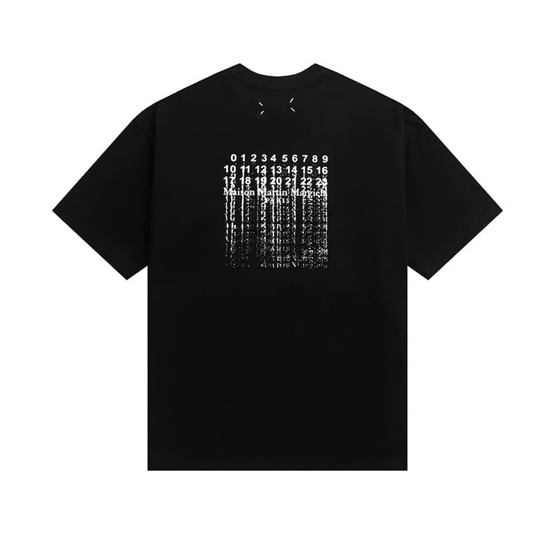 ma*s*n Ma*i*la mm6 digital pattern short sleeve t-shirt series for men and women