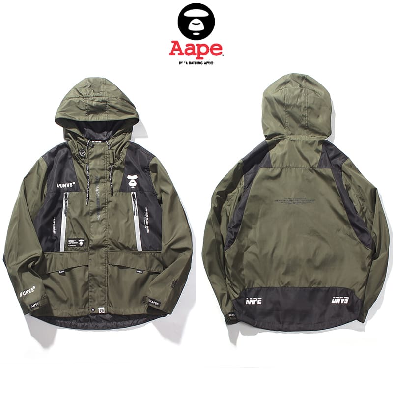 AAPE Camouflage Cotton Sweatpants for Men and Women