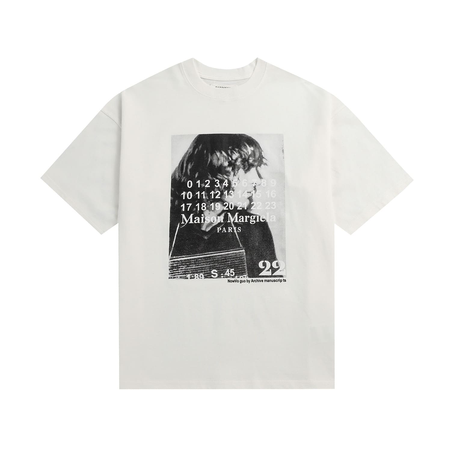 ma*s*n Ma*i*la mm6 digital pattern short sleeve t-shirt series for men and women