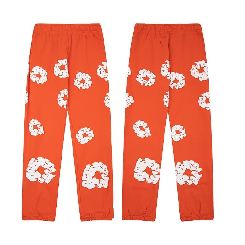 Denim Tears Embroidered Puff Print Sweatshirt and Sweatpants Set