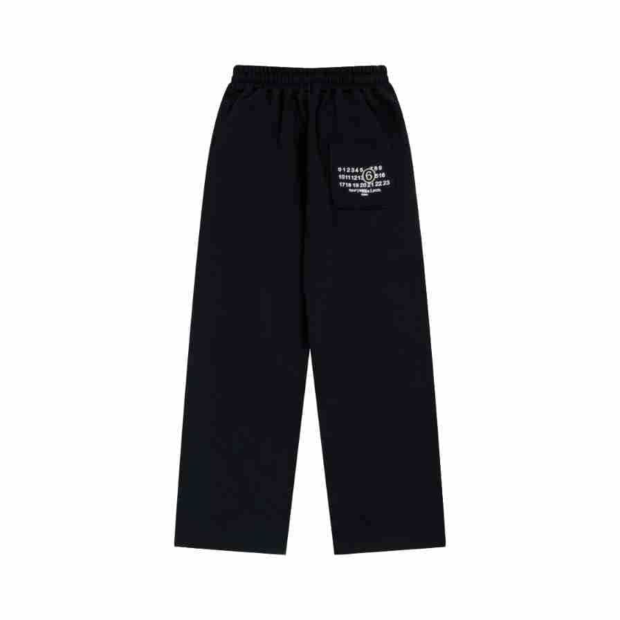ma*s*n Ma*i*la mm6 loose digital embroidery sports trousers