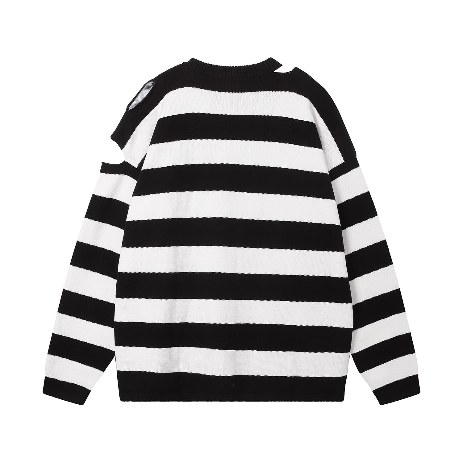 ma*s*n Ma*i*la mm6 letter embroidered loose crew neck sweater