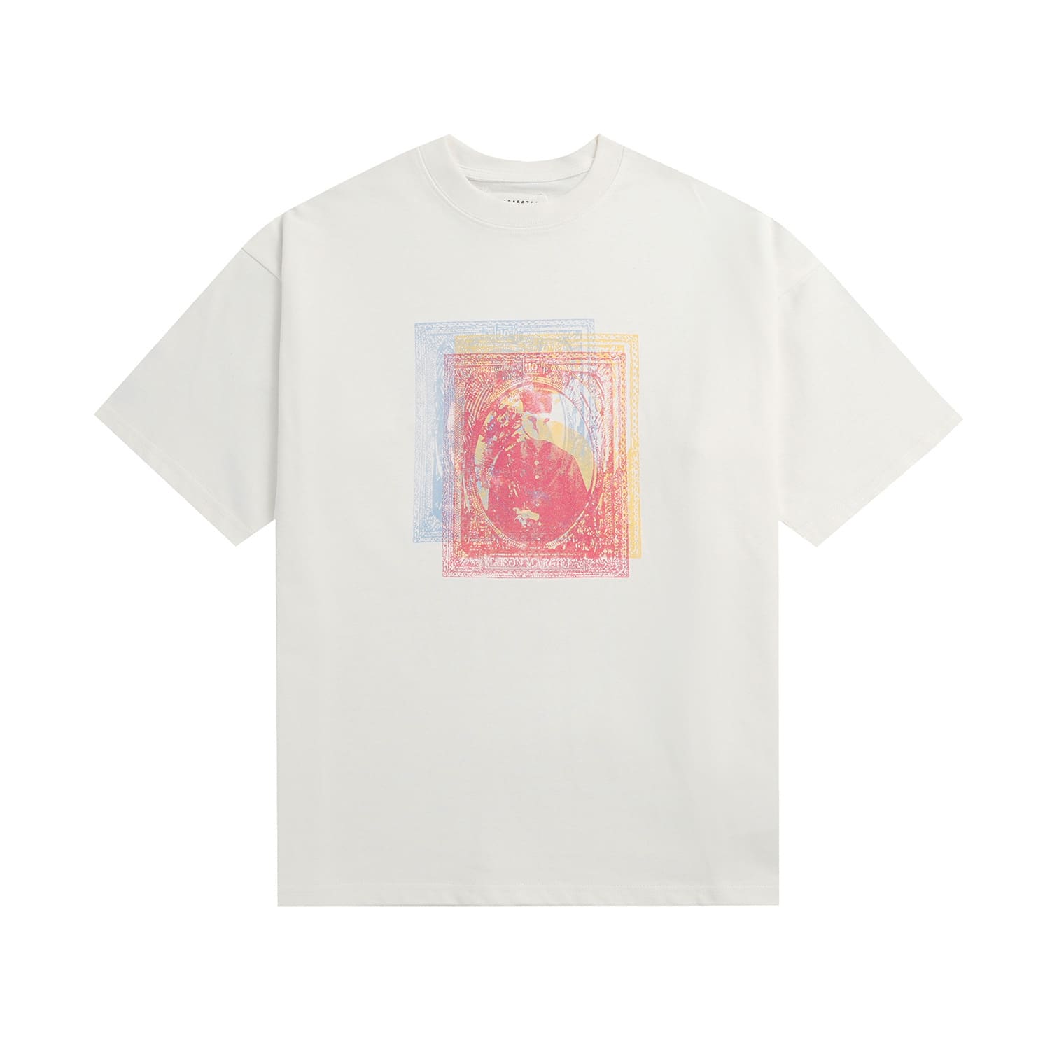 ma*s*n Ma*i*la mm6 digital pattern short sleeve t-shirt series for men and women