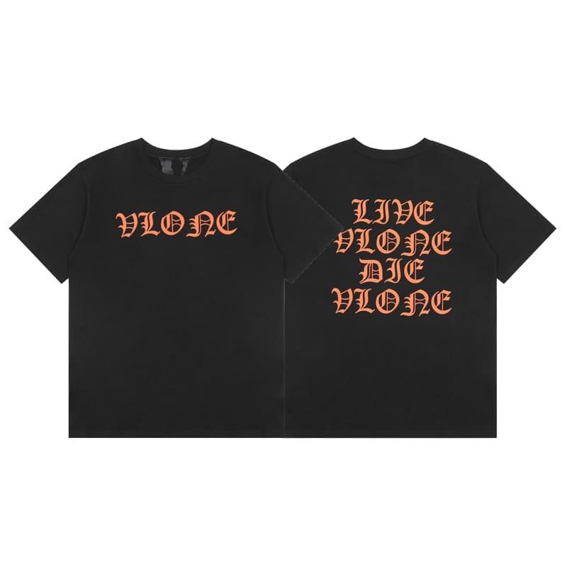 VLONE Big V Short Sleeve T-Shirt Casual High Street Summer Wear