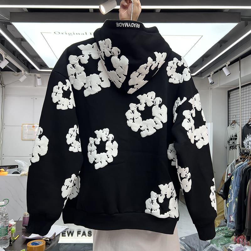 Denim Tears Embroidered Puff Print Sweatshirt and Sweatpants Set