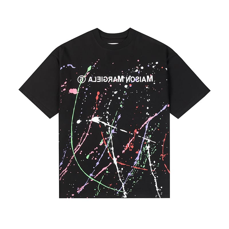 ma*s*n Ma*i*la mm6 digital pattern short sleeve t-shirt series for men and women