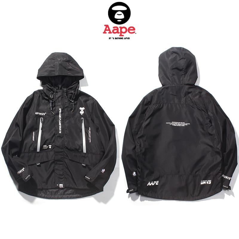 AAPE Camouflage Cotton Sweatpants for Men and Women