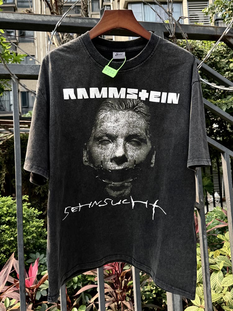 Saint German Chariot Vintage Washed Short Sleeve T-Shirt for Men and Women