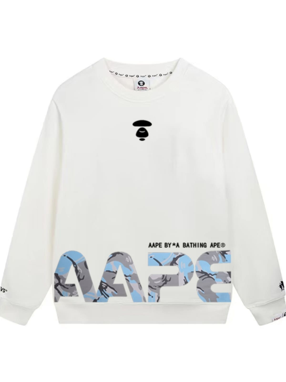 AAPE Camouflage Terry Hoodie for Men and Women