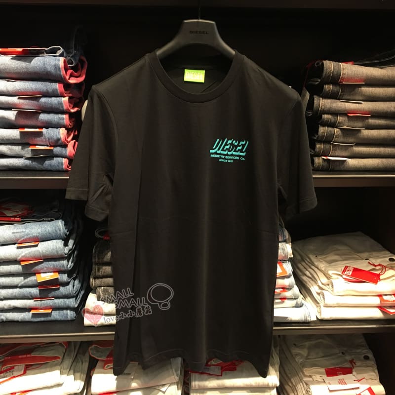 Diesel Diesel men’s round neck fashion casual printing summer short sleeve T-SHIRT T-DIEGO-T10 T-SHIRT