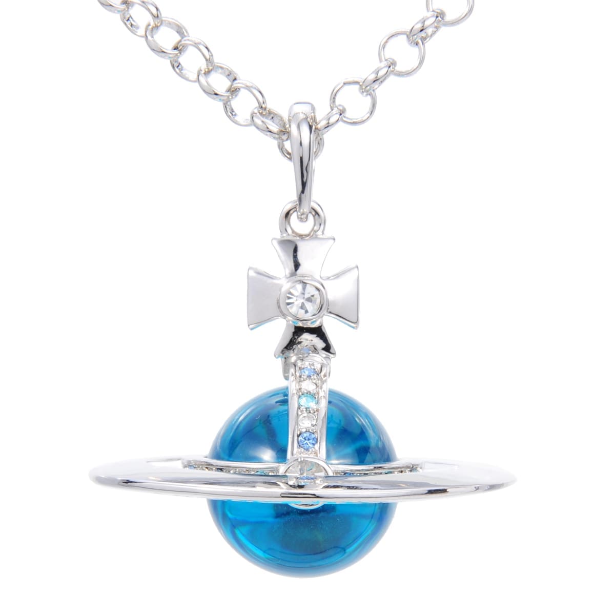 u1u1enne westwood saturn large three-dimensional planet necklace classic style