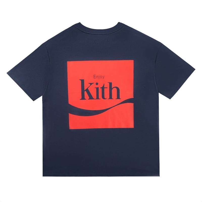 Kith Coca Cola Joint Name Short Sleeve T-Shirt for Men and Women
