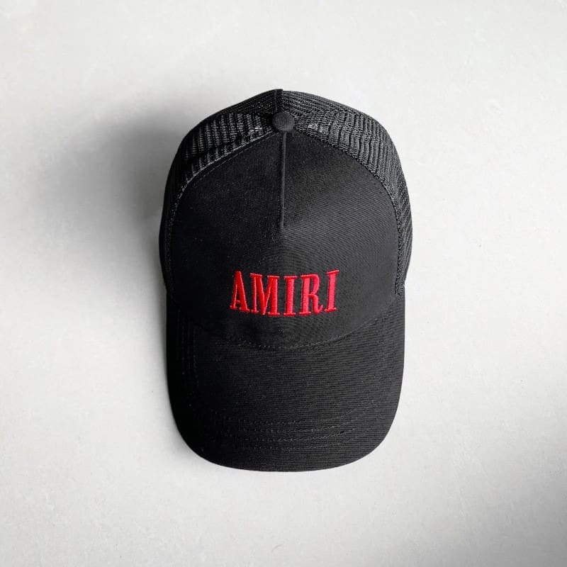 Amiri Embroidered Baseball Cap Sun Protection High Street Style