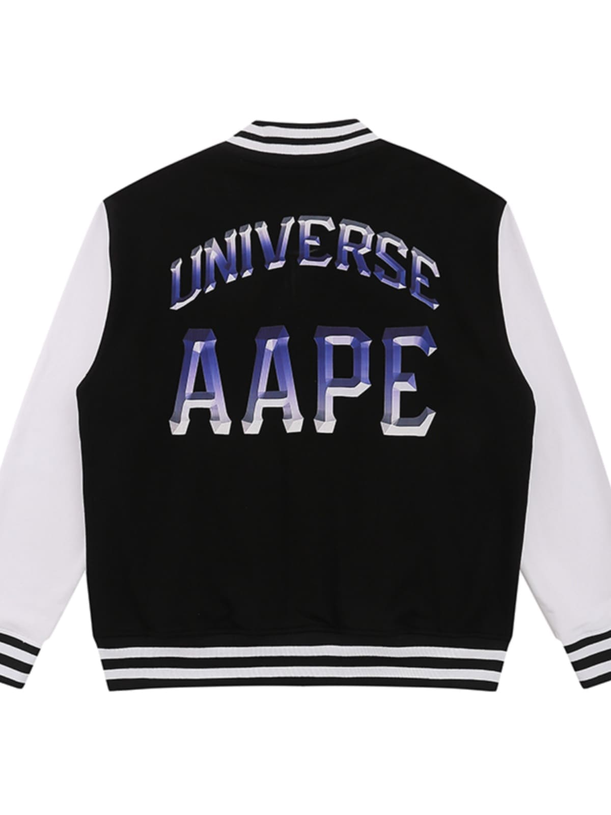AAPE Military Style Baseball Jacket for Men and Women