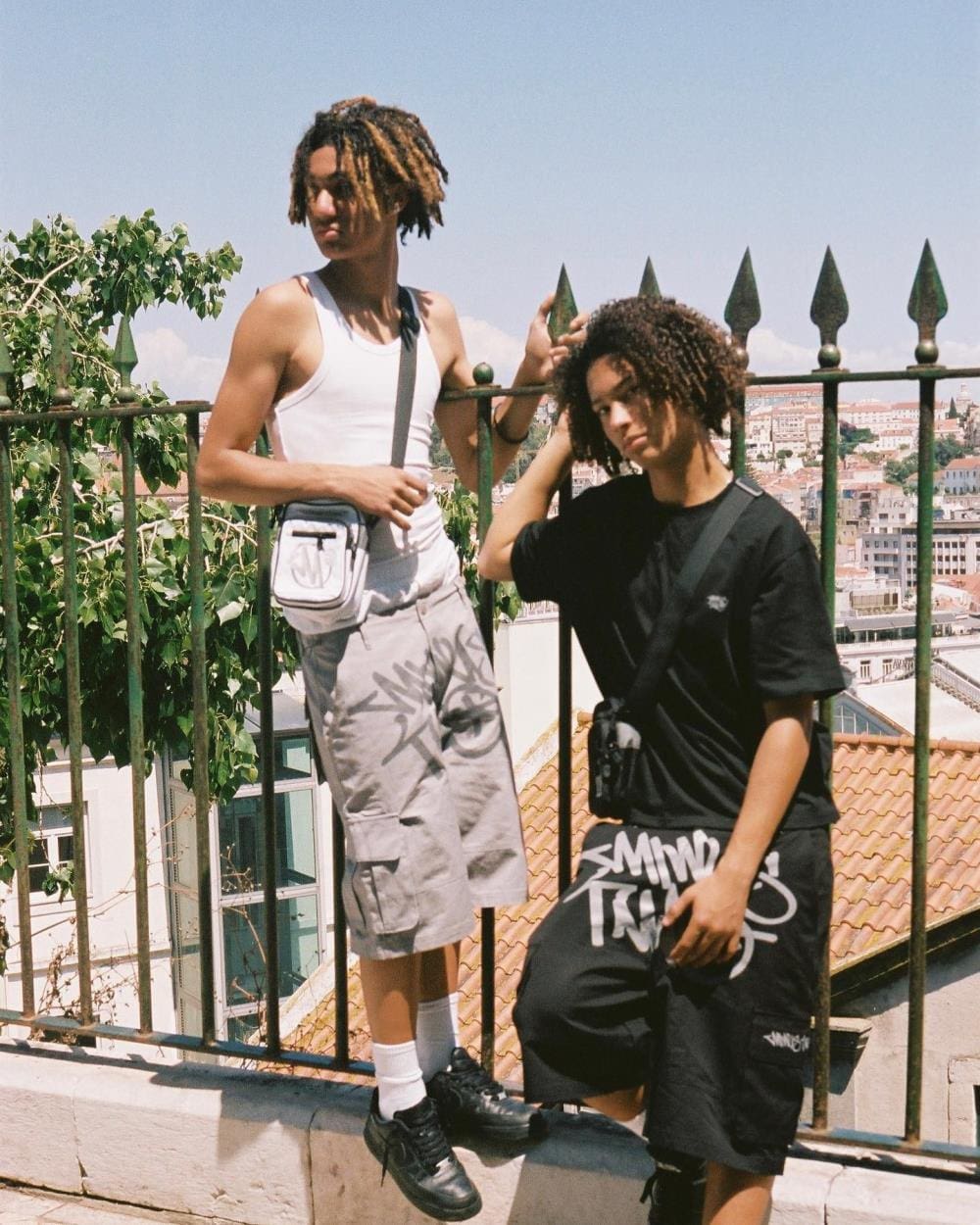 Minus Two Short Sleeve T-Shirt Hip Hop Street Fashion