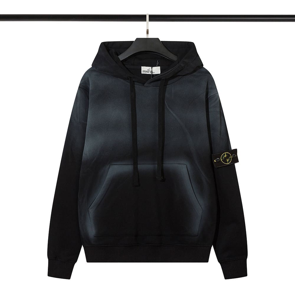 Stone Island Gradient Pullover Compass Armband Hoodie