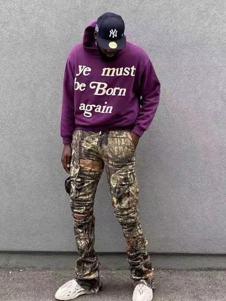 CPFM Kanye Foam Fleece Hoodie Trendy Loose Fit for Men