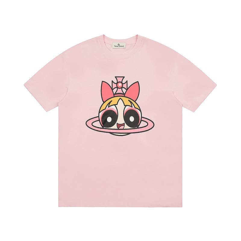 u1u1enne westwood cotton short-sleeve t-shirt for men and women