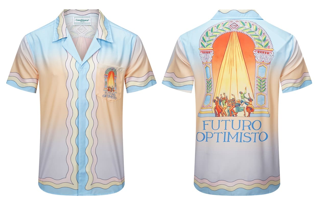 Casablanca 2024 Summer Holiday Matador Hawaiian Shorts Shirt for Men and Women