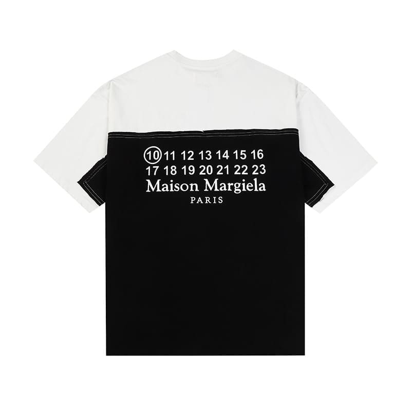 ma*s*n Ma*i*la mm6 digital pattern short sleeve t-shirt series for men and women