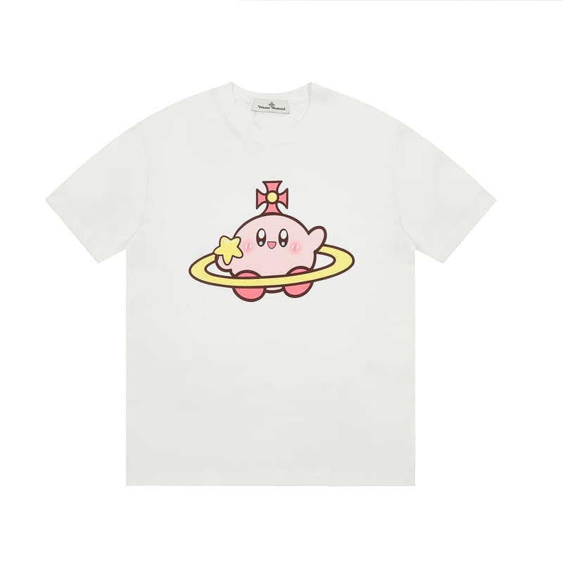 u1u1enne westwood cotton short sleeve t-shirt for men and women