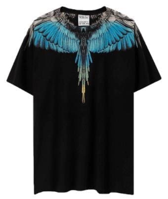 Marcelo Burlon Wings T-Shirt Classic Feather Short Sleeve B
