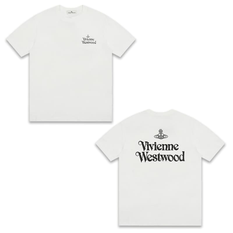 u1u1enne westwood splash-ink embroidery star print loose t-shirt half sleeve