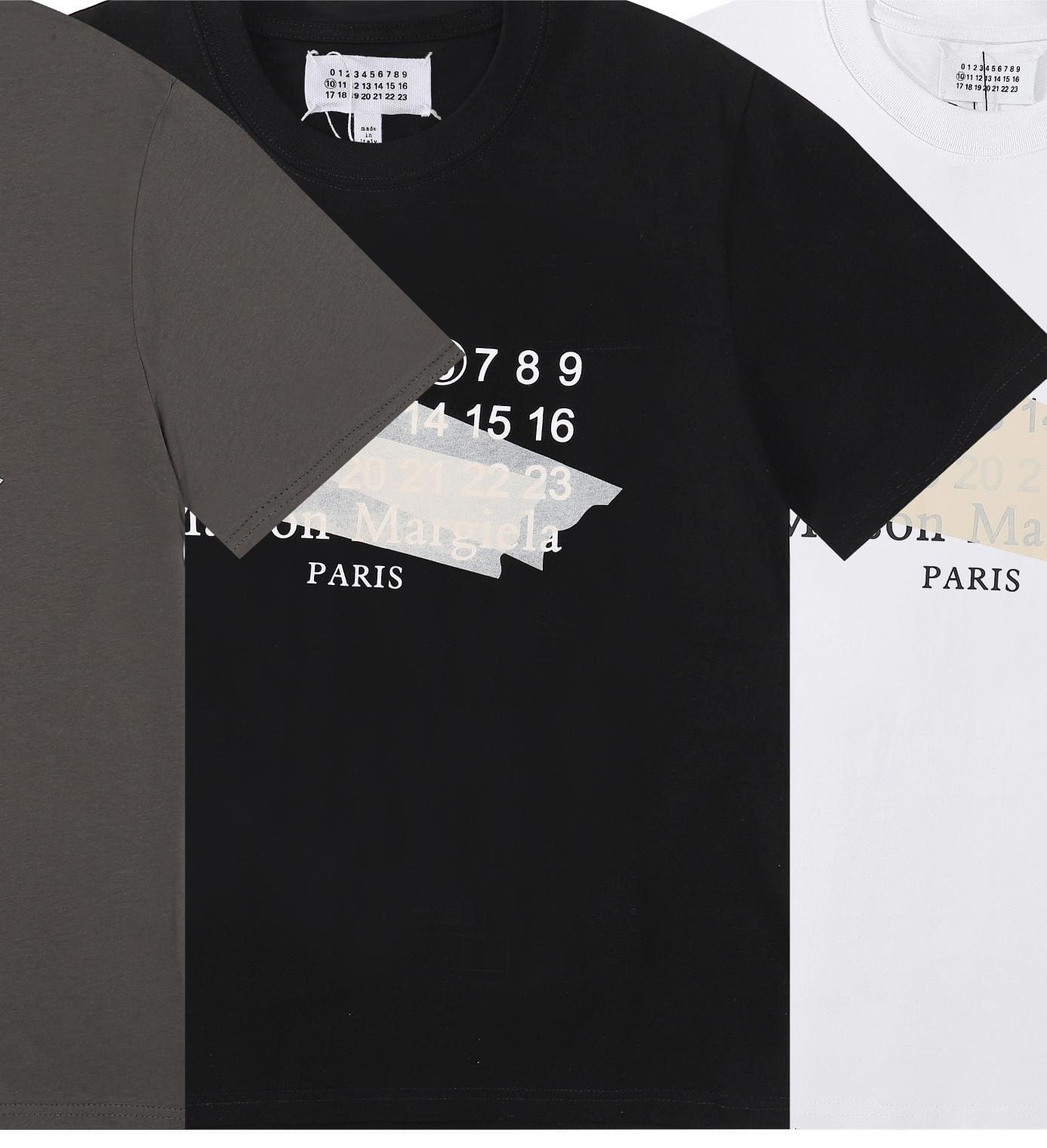 ma*s*n Ma*i*la mm6 digital pattern short sleeve t-shirt series for men and women